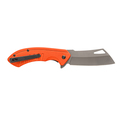 Smiths Rally Titanium Finished Cleaver Blade - G10 Blaze Orange 51139